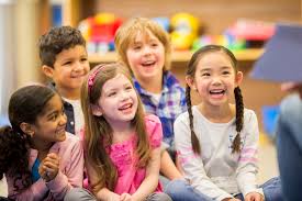 Students Sitting Together 